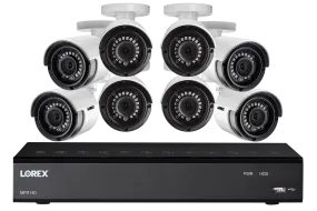 HD Security Camera System with Eight 1080p Bullet Cameras & Lorex Cirrus Connectivity