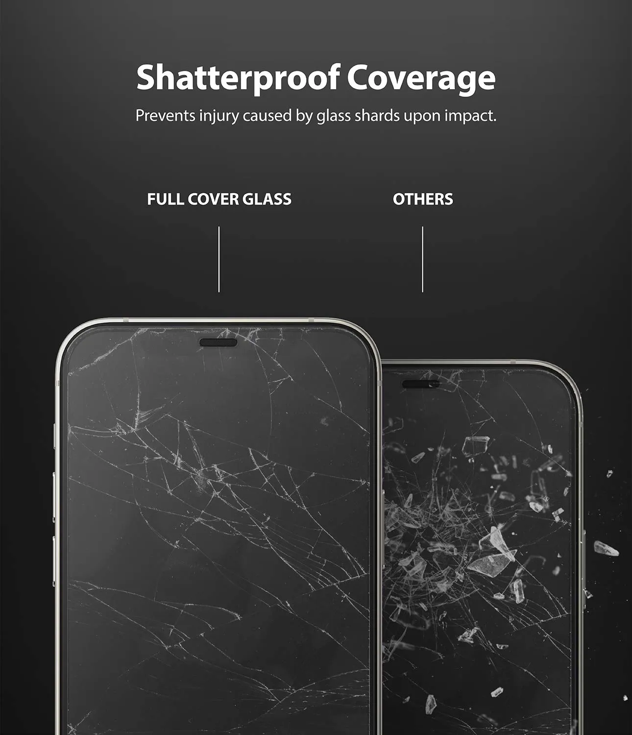 iPhone 12 Mini Tempered Glass Screen Protector Guard | FULL GLASS 1 Pack