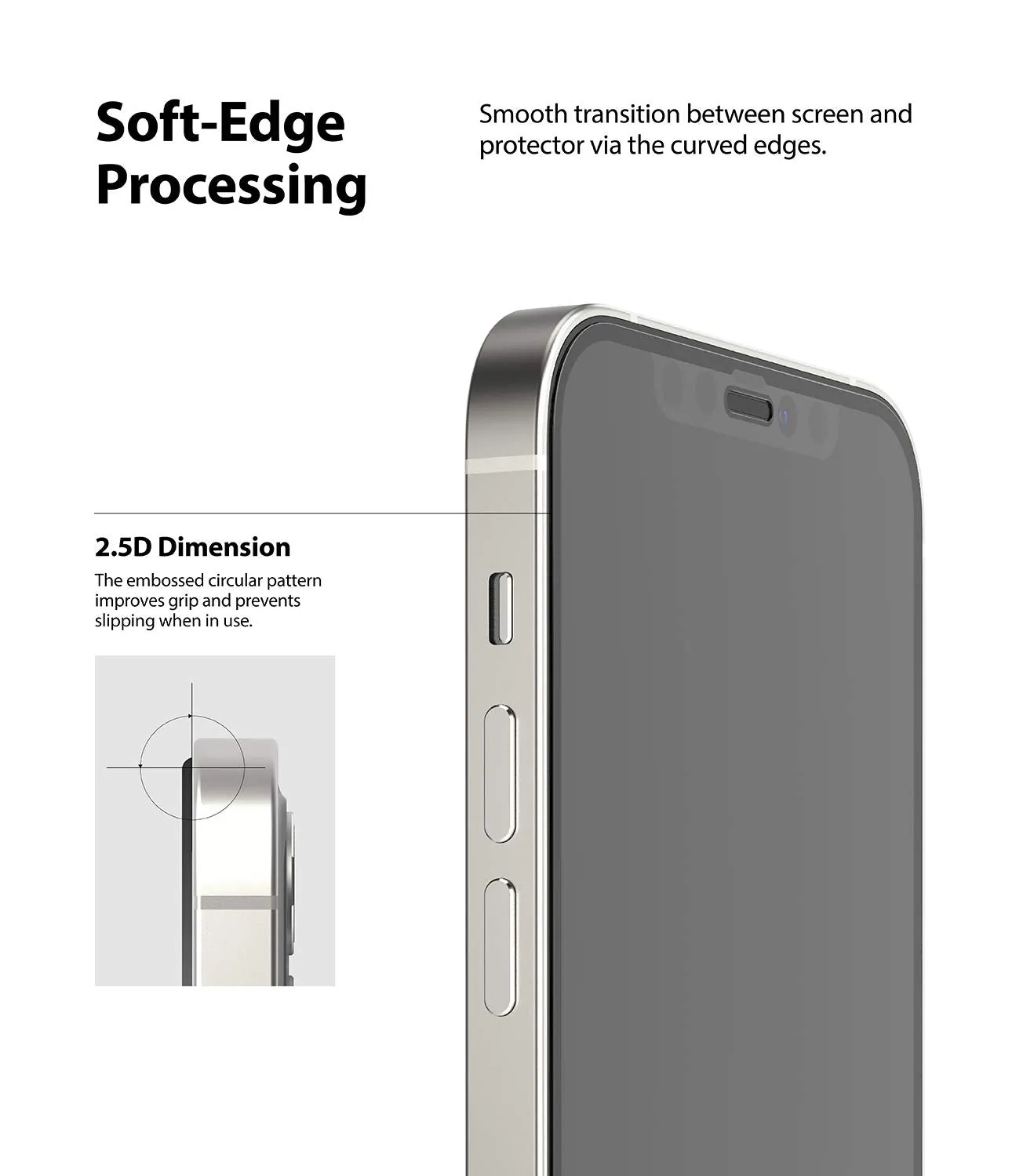 iPhone 12 Mini Tempered Glass Screen Protector Guard | FULL GLASS 1 Pack