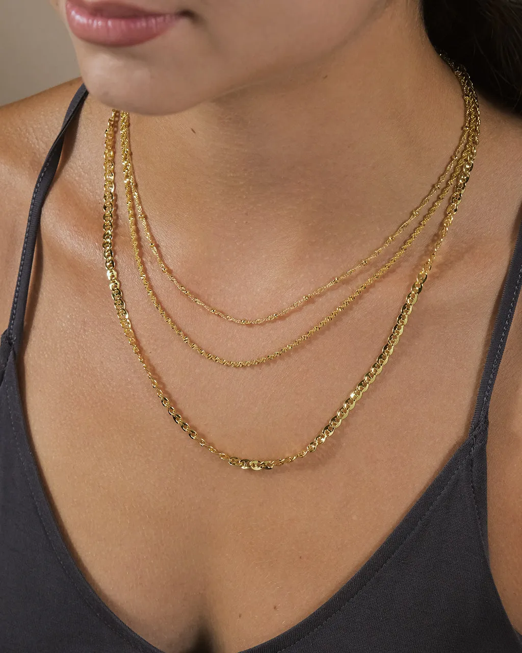 Lanora Layered Chain Necklace