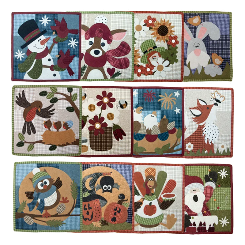 Little Quilts Squared - Calendar Series Block of the Month - Individual Patterns