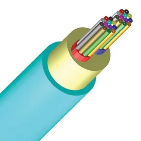 Micro-Distribution High Density Plenum Fiber Optic Cable, Multimode 10 Gig OM3, Indoor