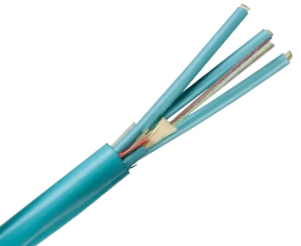 Micro-Distribution Plenum Fiber Optic Cable, Multimode 10 Gig OM4, Corning Fiber, Indoor