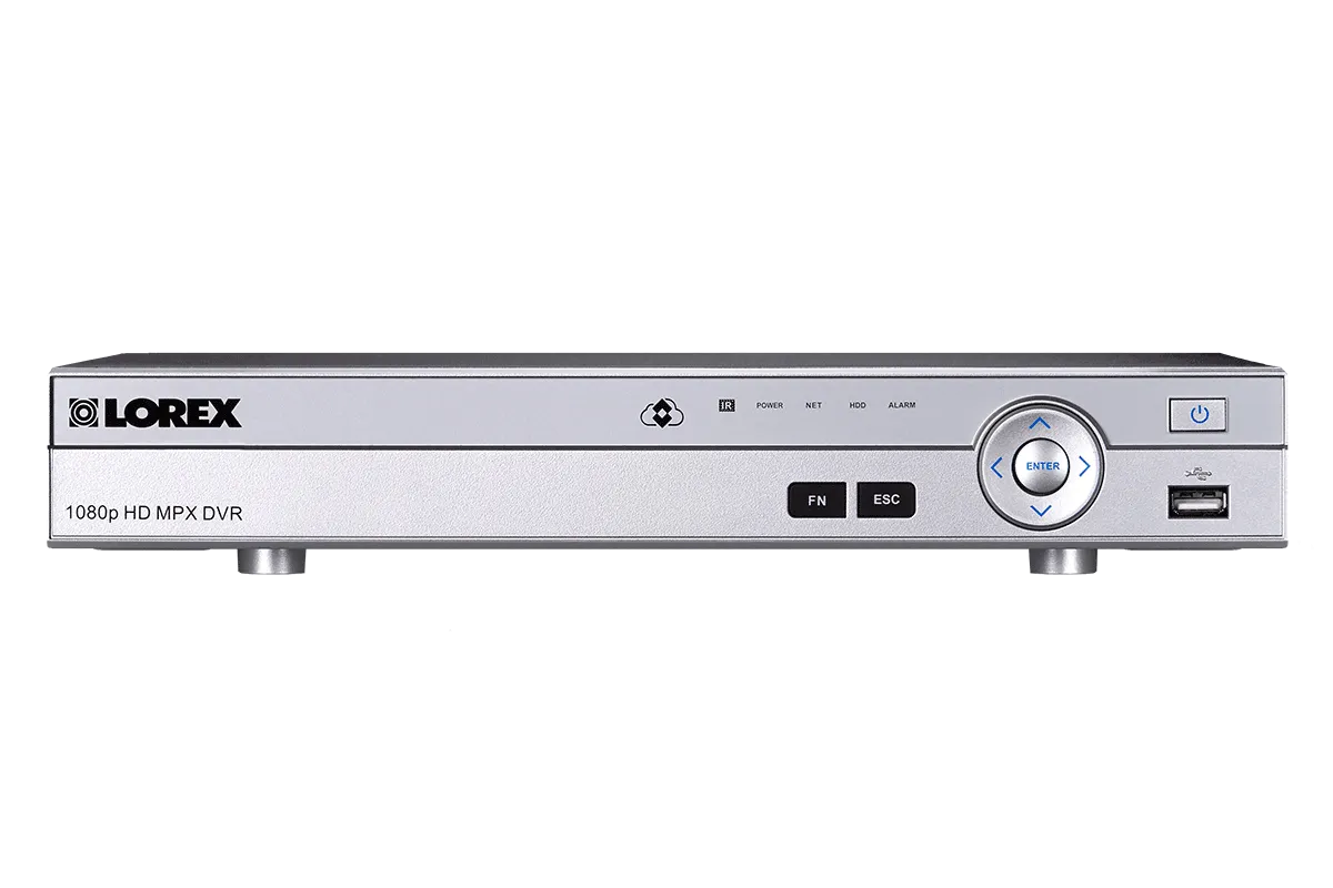 MPX HD 1080p Security System DVR - 4 Channel, 1TB Hard Drive, Works with Older BNC Analog Cameras, CVI, TVI, AHD