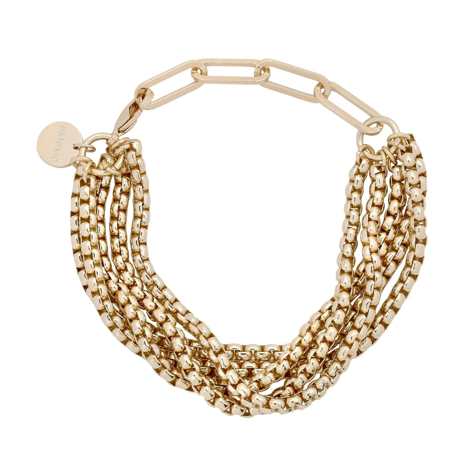 Multi Layer Luciana Box Chain Bracelet