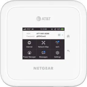 NETGEAR - Nighthawk M6 5G WiFi 6 Hotspot  (Unlocked) - White