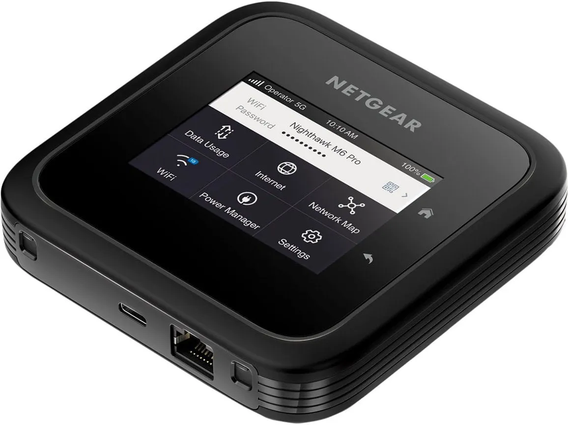 NetGear Nighthawk M6 Pro 5G mmWave WiFi 6E Mobile Hotspot Router, At&t Unlocked, up to 8Gbps ( Great for International use)