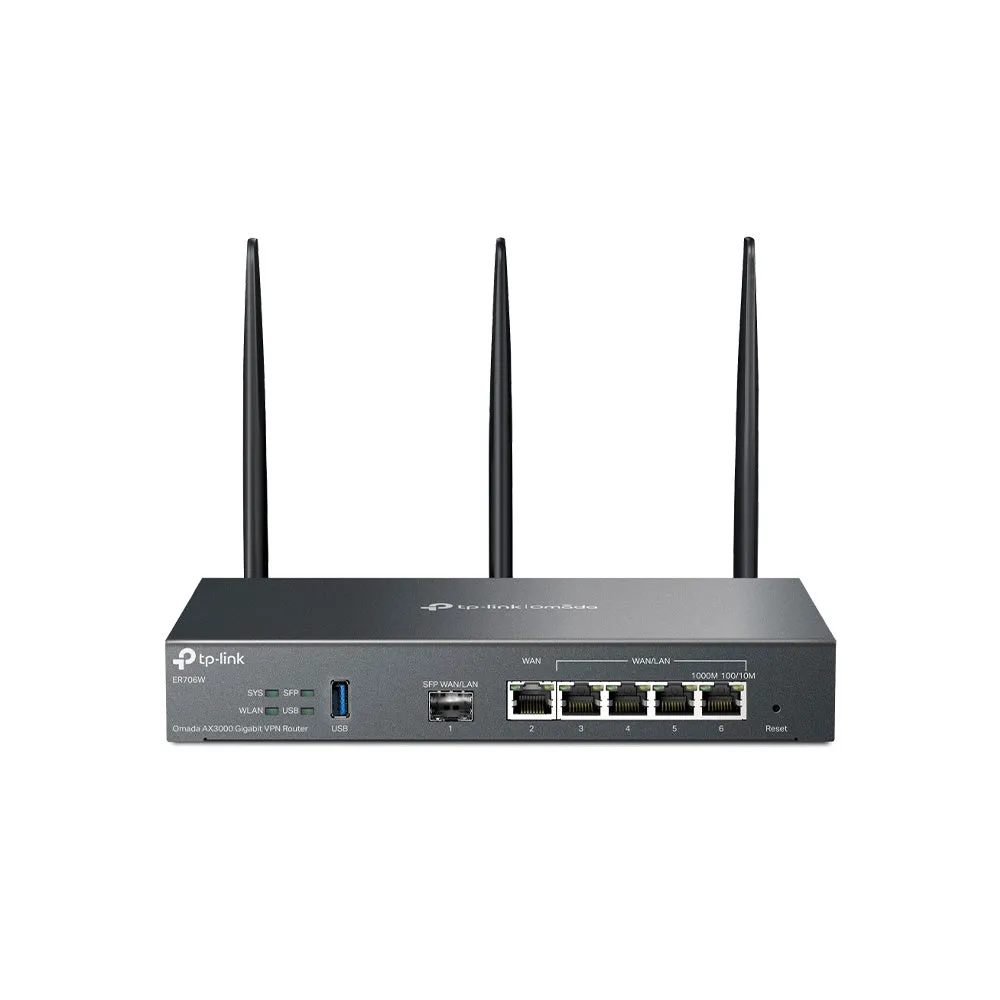 Omada ER706W AX3000 WiFi 6 Gigabit VPN Mesh Router