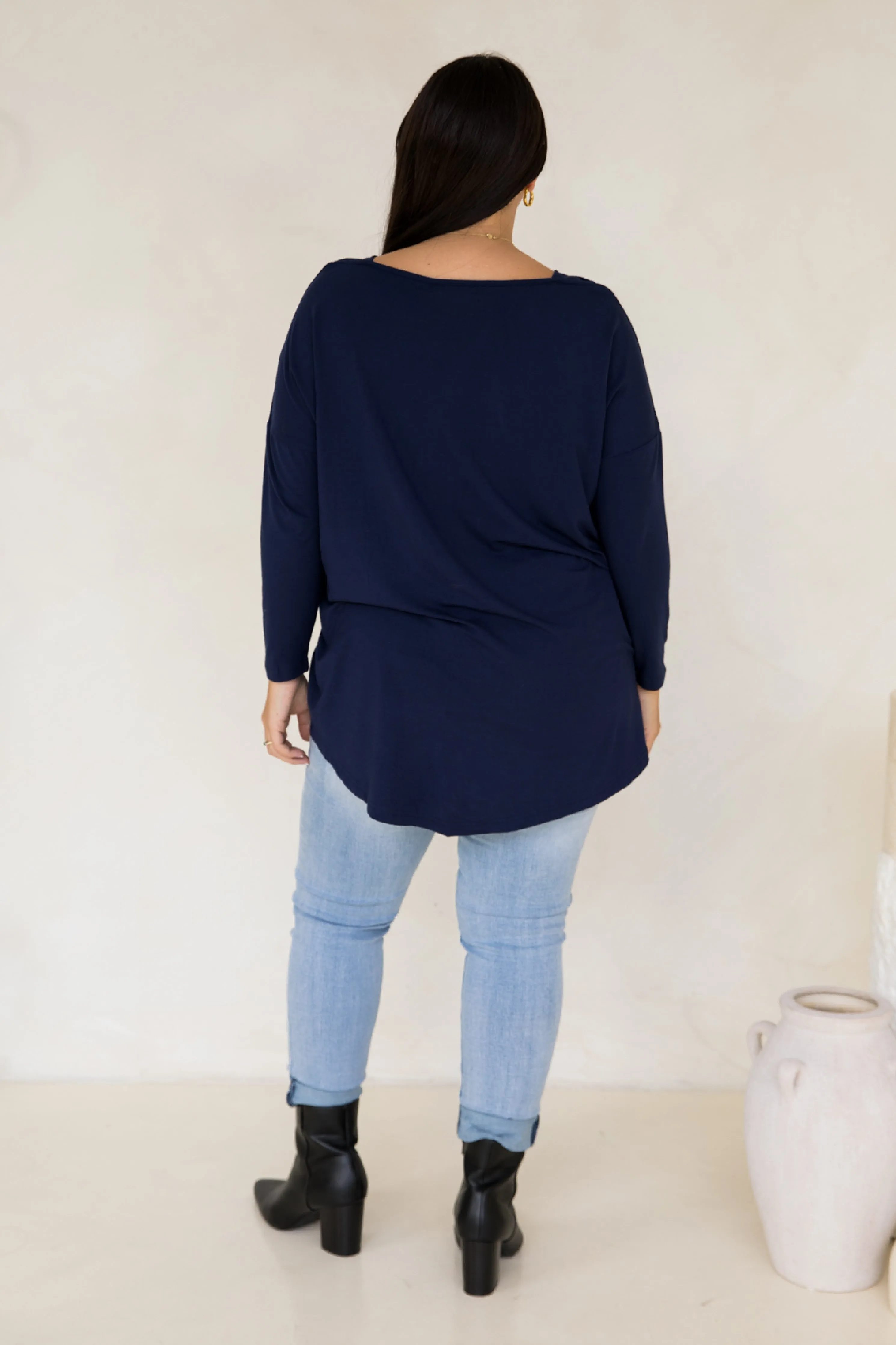 Pippa Top in Navy