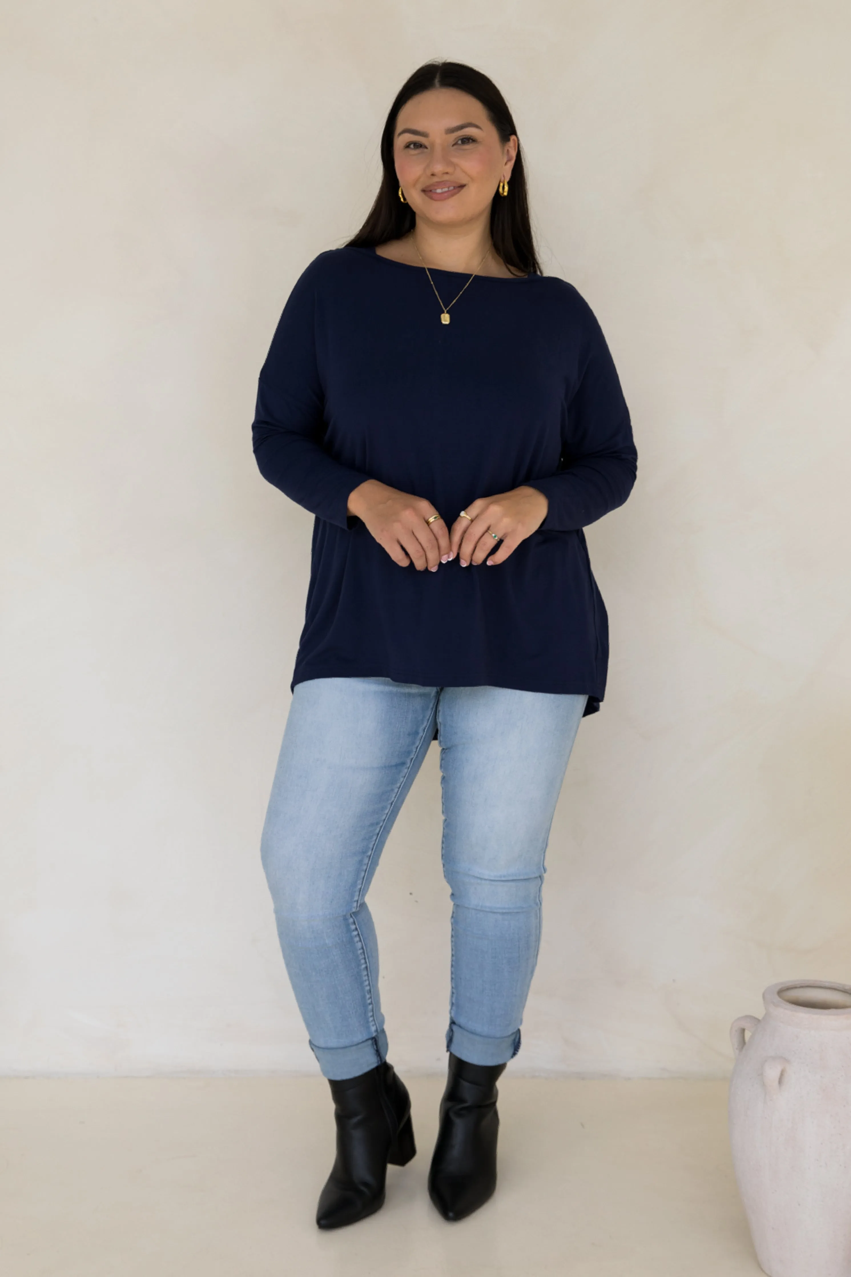 Pippa Top in Navy