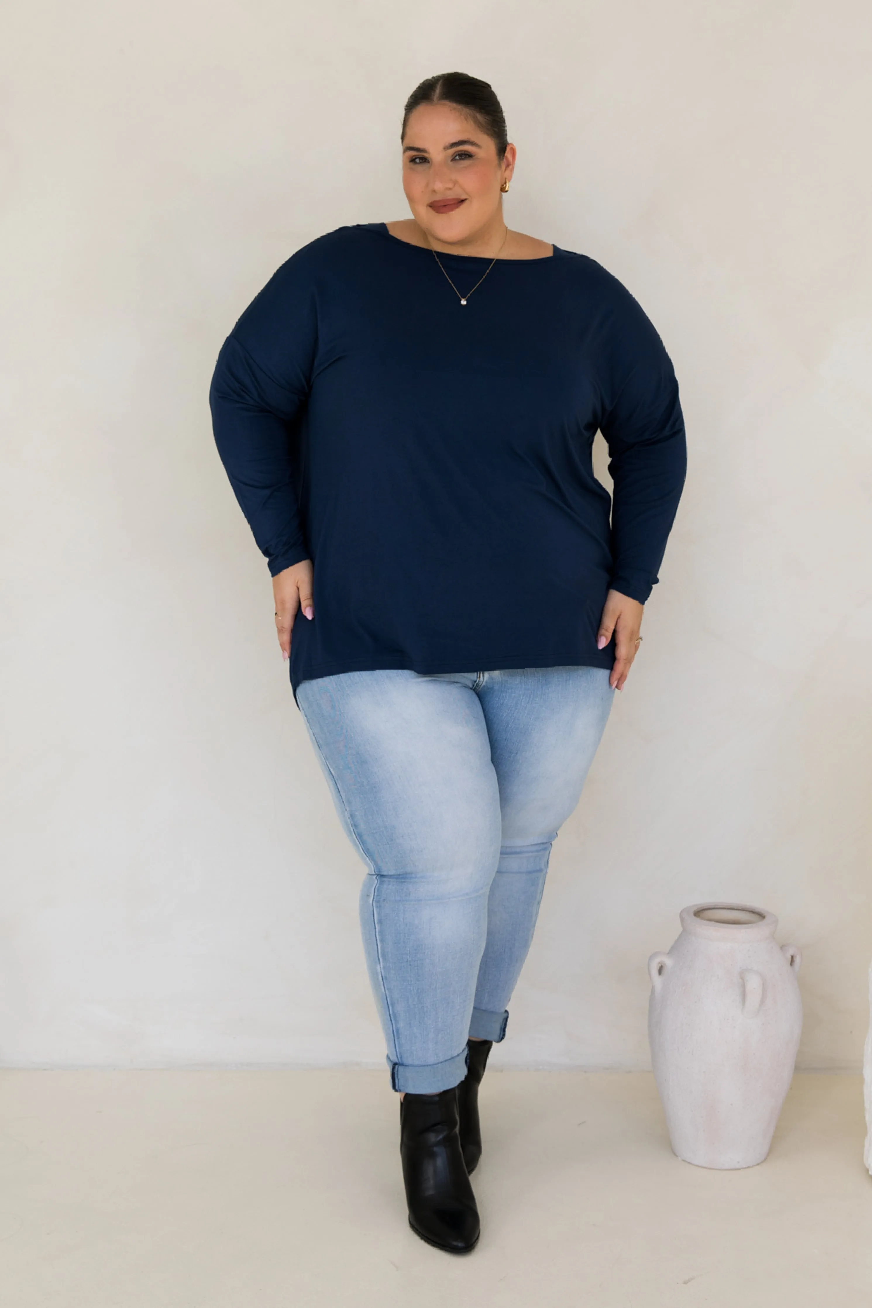 Pippa Top in Navy