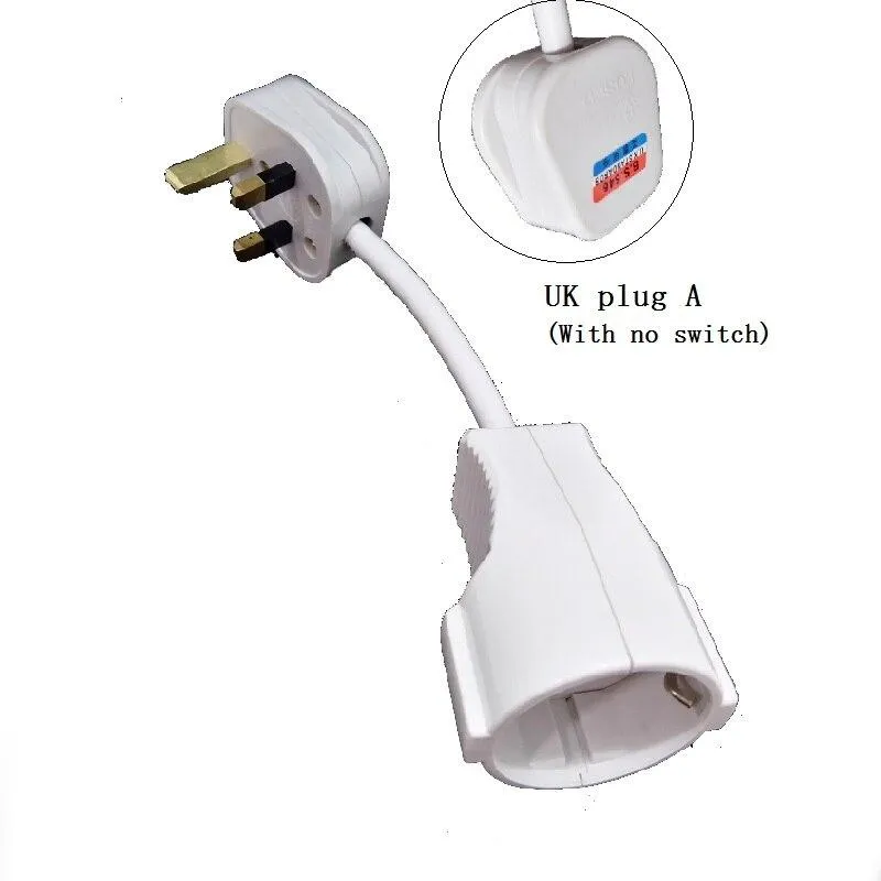 Power Extension Cord Male Plug to Female Socket Adapter Power Cable Conversion For 3000W wire core 13/16A