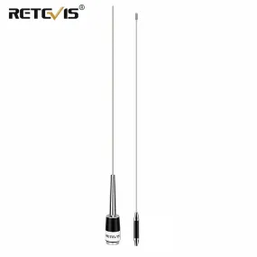 Retevis MA08 Omni-Directional Mobile Car Antenna Walkie Talkie Radio VHF 136-174MHz 50W 2.15dBi with PL259/SL16-J/M Connector