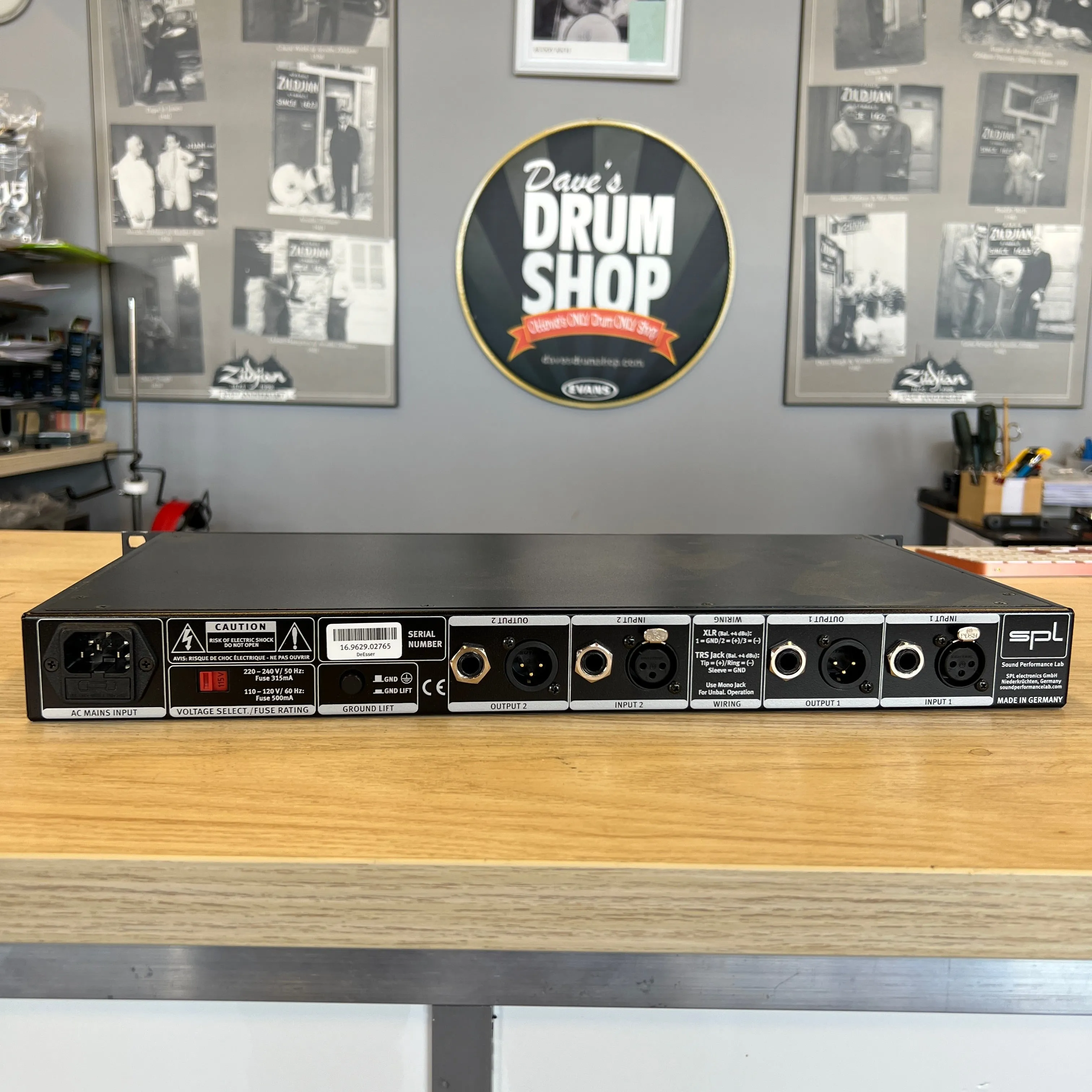 SPL Stereo De-Esser Rack Mount