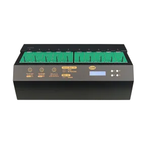 Systor 1 to 9 NVMe/SATA M.2 Duplicator & Sanitizer - up to 18GB/Min - for PCIe M2 Drives (SYSNVME-YL03REG09)