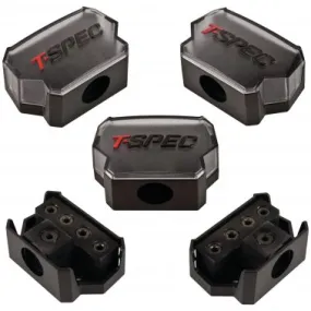 T-Spec V12DB-114 SERIES 1/0Gauge In/Four 4/8Gauge Out Compact Block Distribution