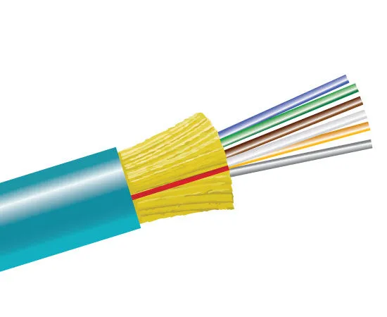 Tight Buffer Distribution Riser Fiber Optic Cable, Multimode, 10 Gig OM3, Indoor