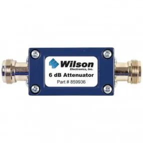 WilsonPro 859936 50Ω Cellular Signal Attenuator with N-Female Connectors (6dB)