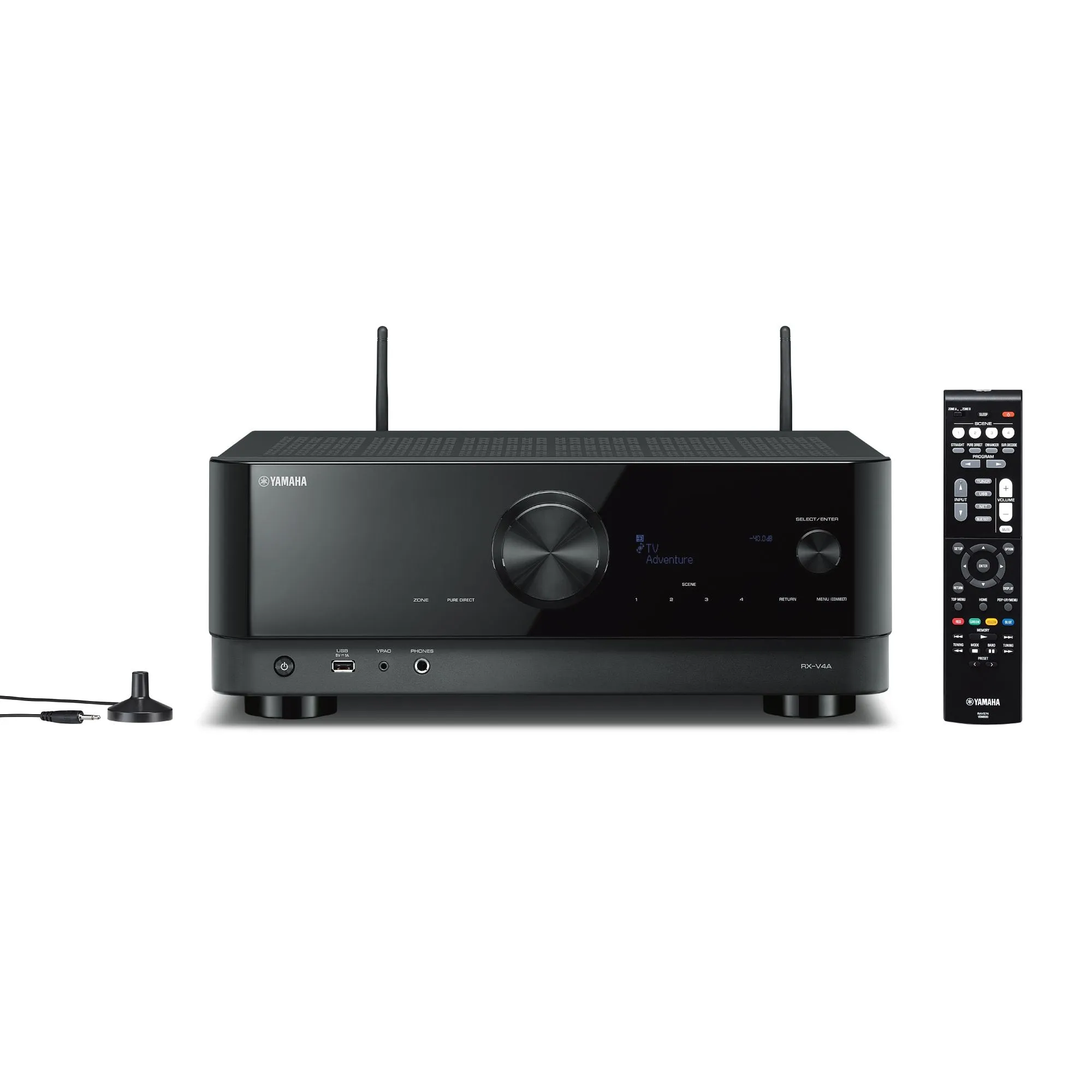 Yamaha RX-V4A 5.2-Channel AV Receiver with 8K HDMI and MusicCast