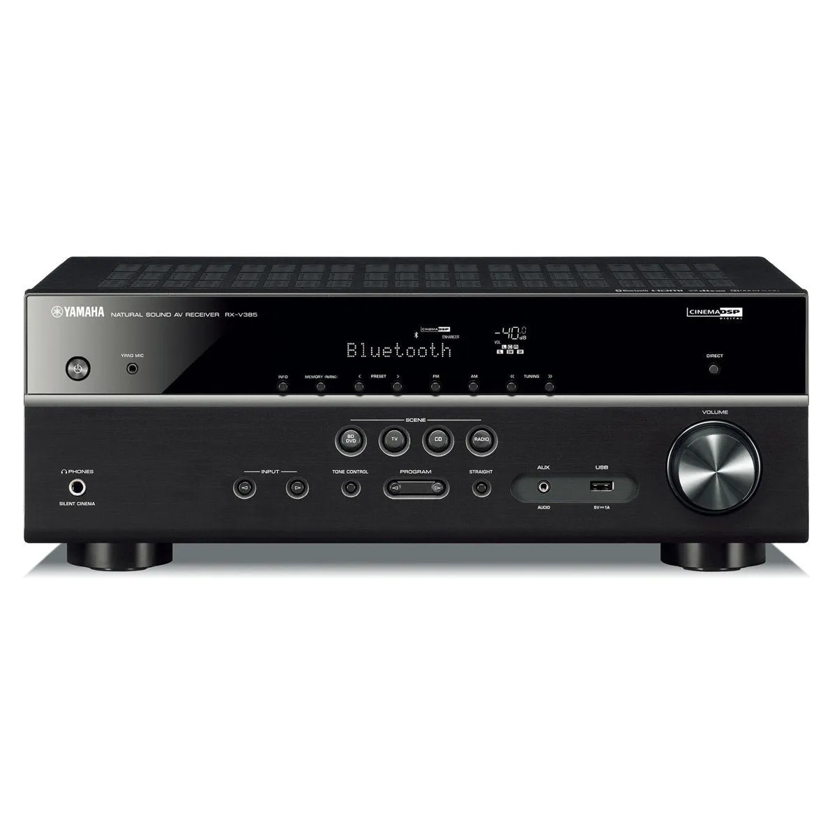 Yamaha RXV385BL 5.1 Channel Home Theater Receiver